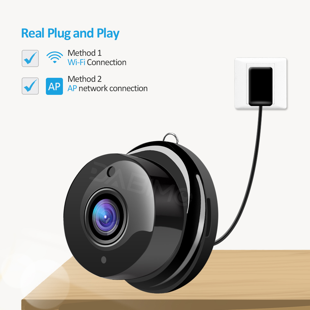 Wifi Camera 1080P Mini Home Security Camera Smart Baby Monitor IP Camera CCTV Motion Detection Infrared Night Vision