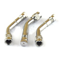 Metal tire valve extension rod motorcycle valve nozzle