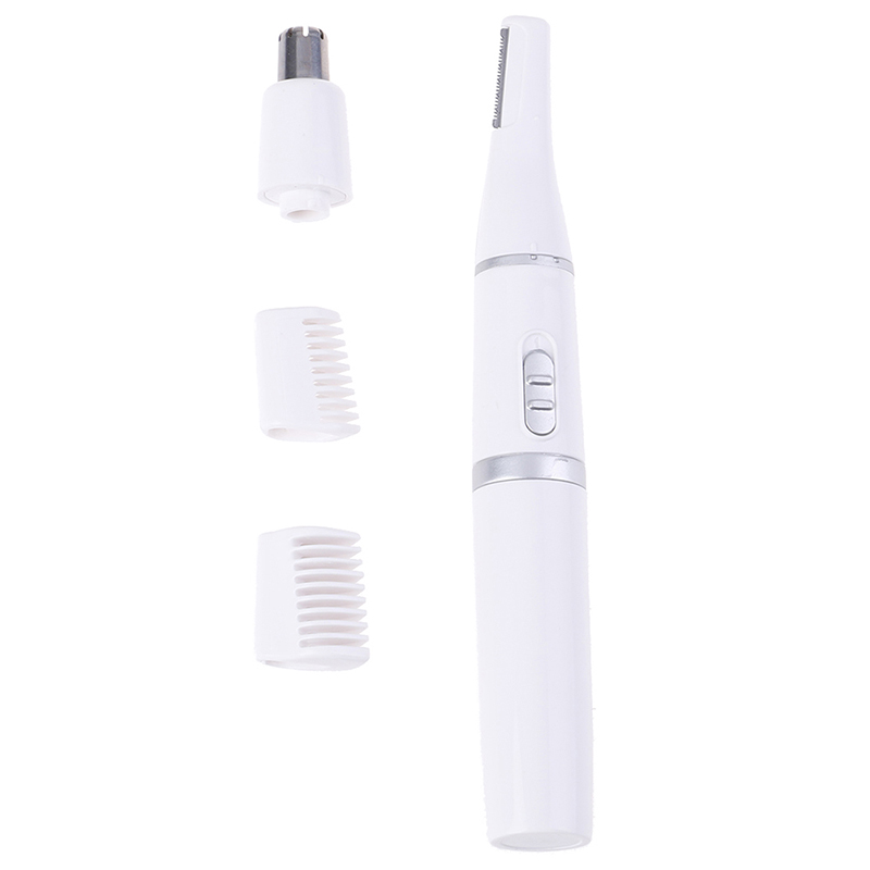 New 2 In 1 Electric Nose Ear Trimmer Shaving Eyebrow Shaver Hairs Razor Hair Removal For Men Women