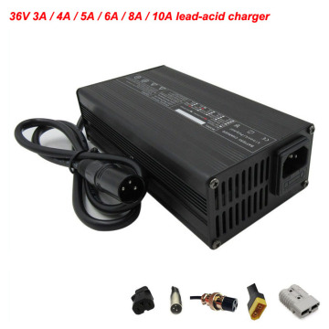 36V 3A 4A 5A 8A 10A lead-acid battery charger 36V electric bike e-scooter charger wheelchair Lead acid charger with fan