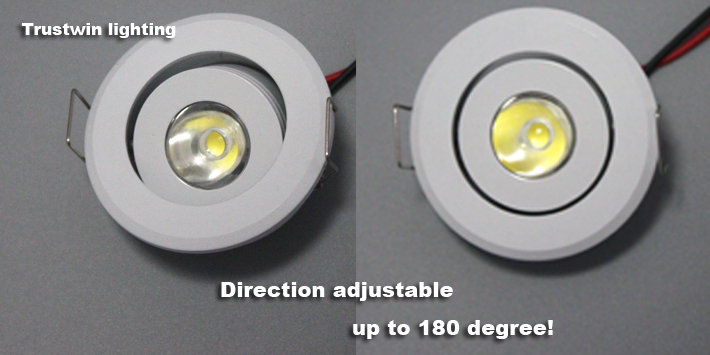 10 pieces Indoor outdoor 110V 220V white Mini ceiling LED spot light lamp dimmable 1W 3W mini LED downlight dimmable
