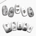 3D Stickers for Nails Tortoise Owl Animal Fish Design Nails Art Decoration Manicure Sticker Decals Slider Nail Foil Accessories