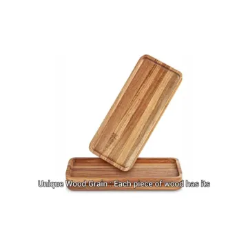 Environmentally friendly solid wood tea tray