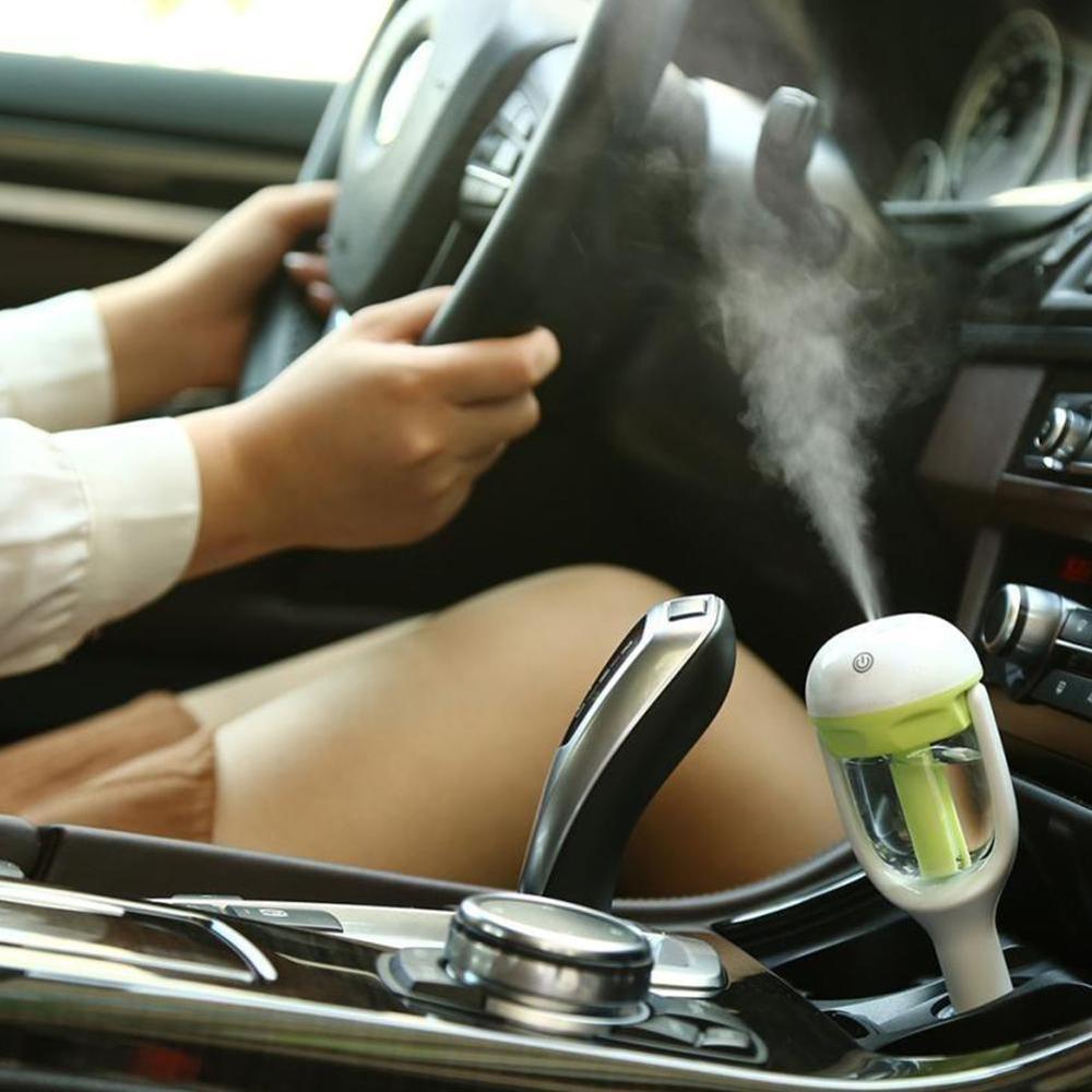 1Pcs 12V Car Air Freshener Oil Diffuser Car Steam Air Humidifier Aroma Diffuser Mini Air Purifier Diffuser Mist Maker Fogger