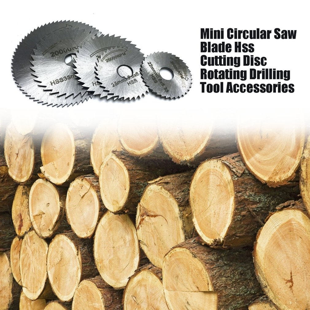 Mini Circular Saw Blade Hss Cutting Disc Rotating Drilling Tool Accessories For Wood Plastic And Aluminum
