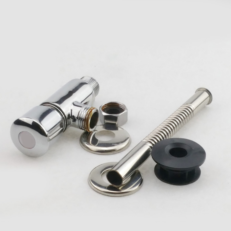 Durable Toilet Flushing Flaush Valve Zinc Alloy Toilet Water Tank Valve Bathroom Toilet Valve Hotel Hand Pressing Flushing Tool