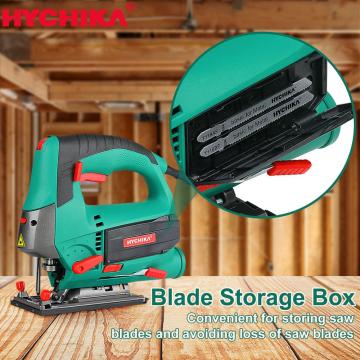 HYCHIKA Jigsaw, 6.7A 800W Jig Saw,6PCS Blades, Pure Copper Motor Power Tool, Carrying Case Wood Metal Plastic Cutting