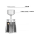 Milky White Flexible Washer Gasket Ring For Moka Pot Silicone Seal Espresso HG4840-HG4843 Top Capsule Reusable Sweet Taste