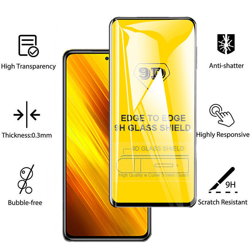 poco x3, tempered glass for poco x3 nfc glass pocophone f2 pro camera protection poko f2 pro xiaomi poco x3 screen protector