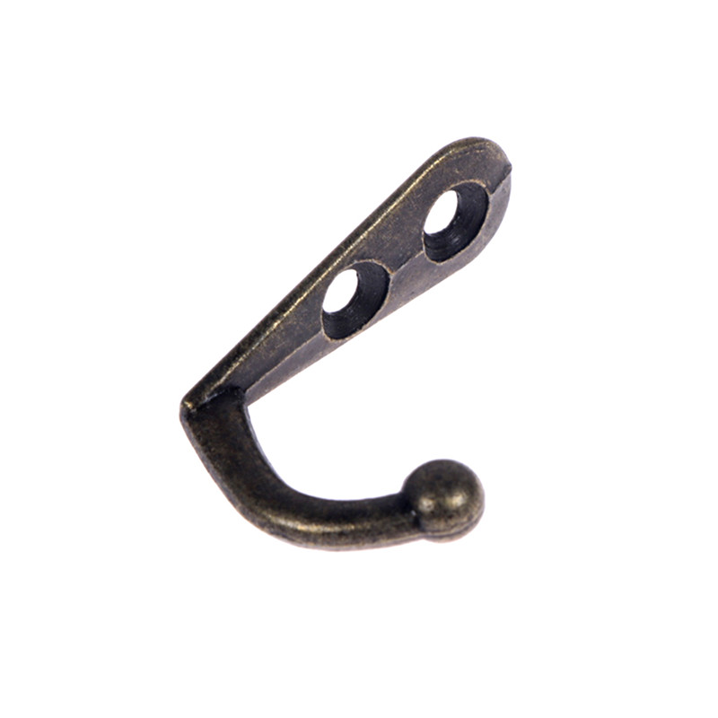10 Pcs Multi Use Zinc Alloy Hooks For Hanging Vintage Antique Bronzed Durable Door and Wall Hook Rack For Clothes Hat Bag Towel