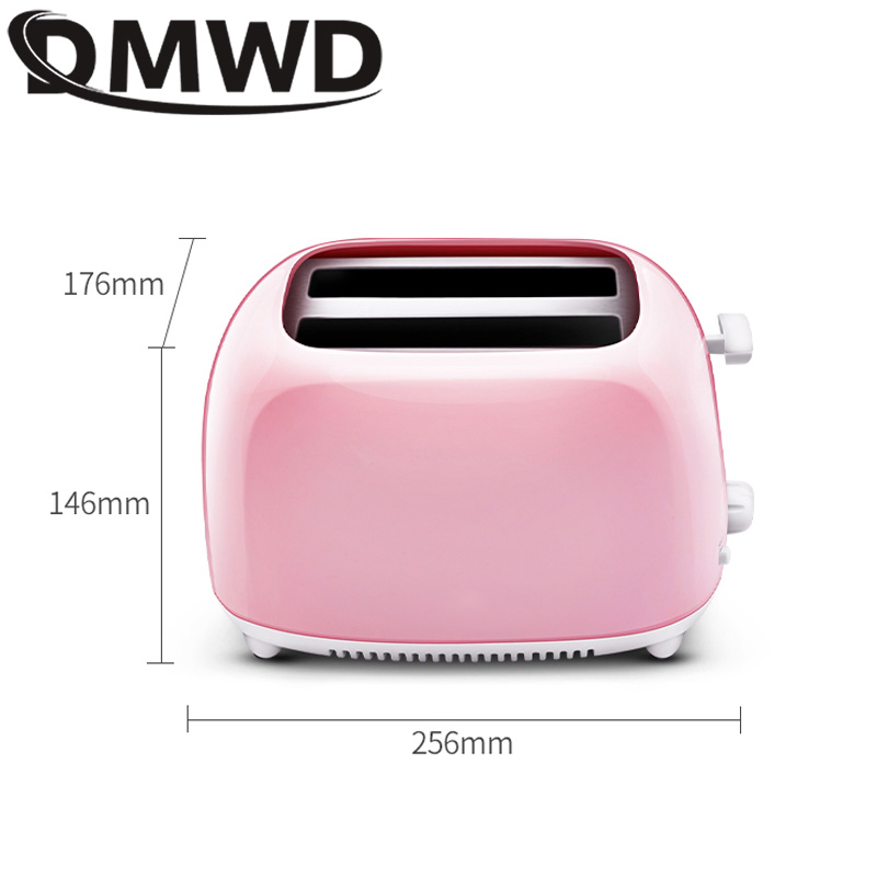 DMWD Toaster Automatic Stainless Steel Electric Toaster Household Breakfast Machine Toast Sandwich Grill Oven Kitchen Appliances