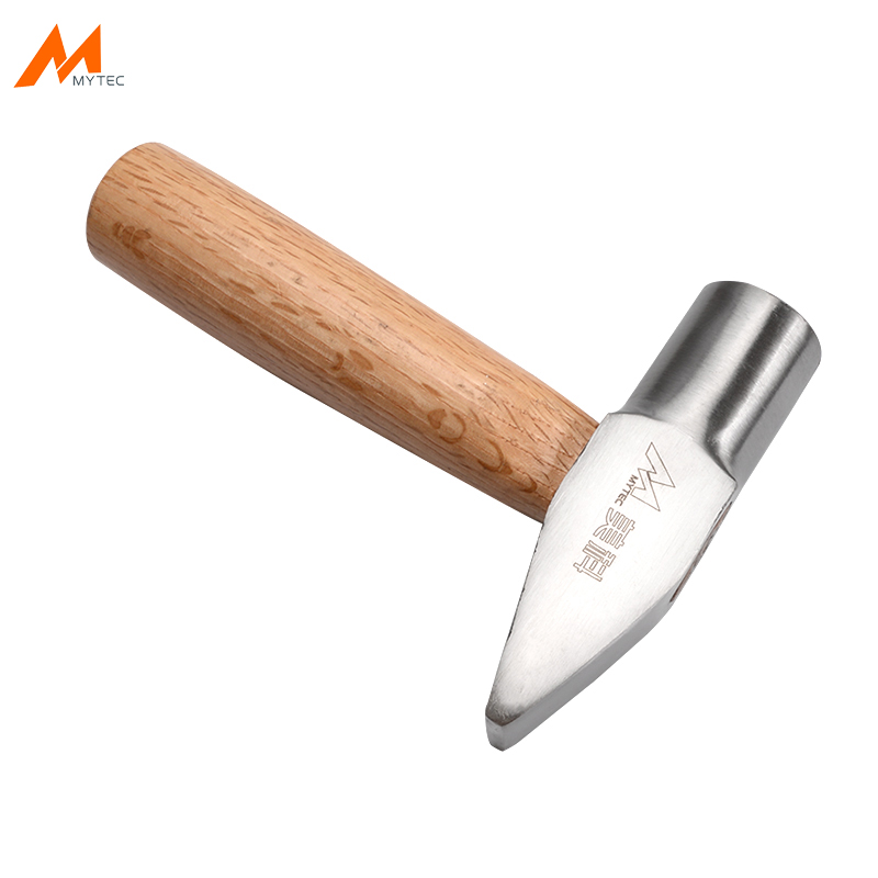 Heavy Jewelry Making Repair Tool Riveting Hammer with Wooden Handle Metal Rivet Forming Tool