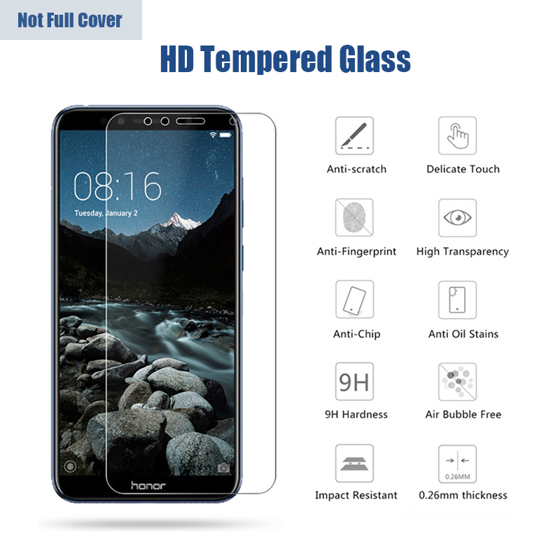 Screen Protector Tempered Glass for Huawei Honor 8X 9X 10X Lite 9A 7A 9H HD Phone Protective Glass on Honor 8A 6A Pro 5A Glass