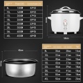 45L Large Capacity Rice Cooker Electric 220V Hotel Electric Rice Cooker Operation Simple Food Warmer Rice Steamer Soup Container