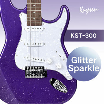 ST sparkle Glitter Shiny electric guitar KST300