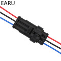 1set AMP 1P 2P 3P 4P 5P 6P Way Waterproof Electrical Auto Connector Male Female Plug with Wire Cable harness for Car Motorcycle