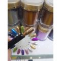 0.5g/jar Titanium Powder Dioxide + Brush Pigment Powder for Homemade Mineral Makeup or Nail Stuff Solid Mirror Powder #HJ2D7EY