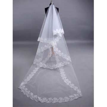 3 M wedding veil Voile mariage lace veil long bridal veil wedding Accessories