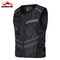 LYSCHY LED Light Motorcycle Reflective Vest Protective Gear Riding Safety Vest Racing Sleeveless Motorbike Jacket Moto Clothing