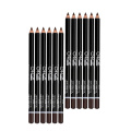 Beauty Eye Lip Cosmetics Liner Pencil Set, Lasting & Waterproof Eyeliner Shadow Liner Pencil Kit Pack of 12