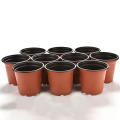 10Pcs/set Plastic Nursery Pot Contain Flowerpot Desktop Potted Plant Seedlings Planter Pots Home Tool