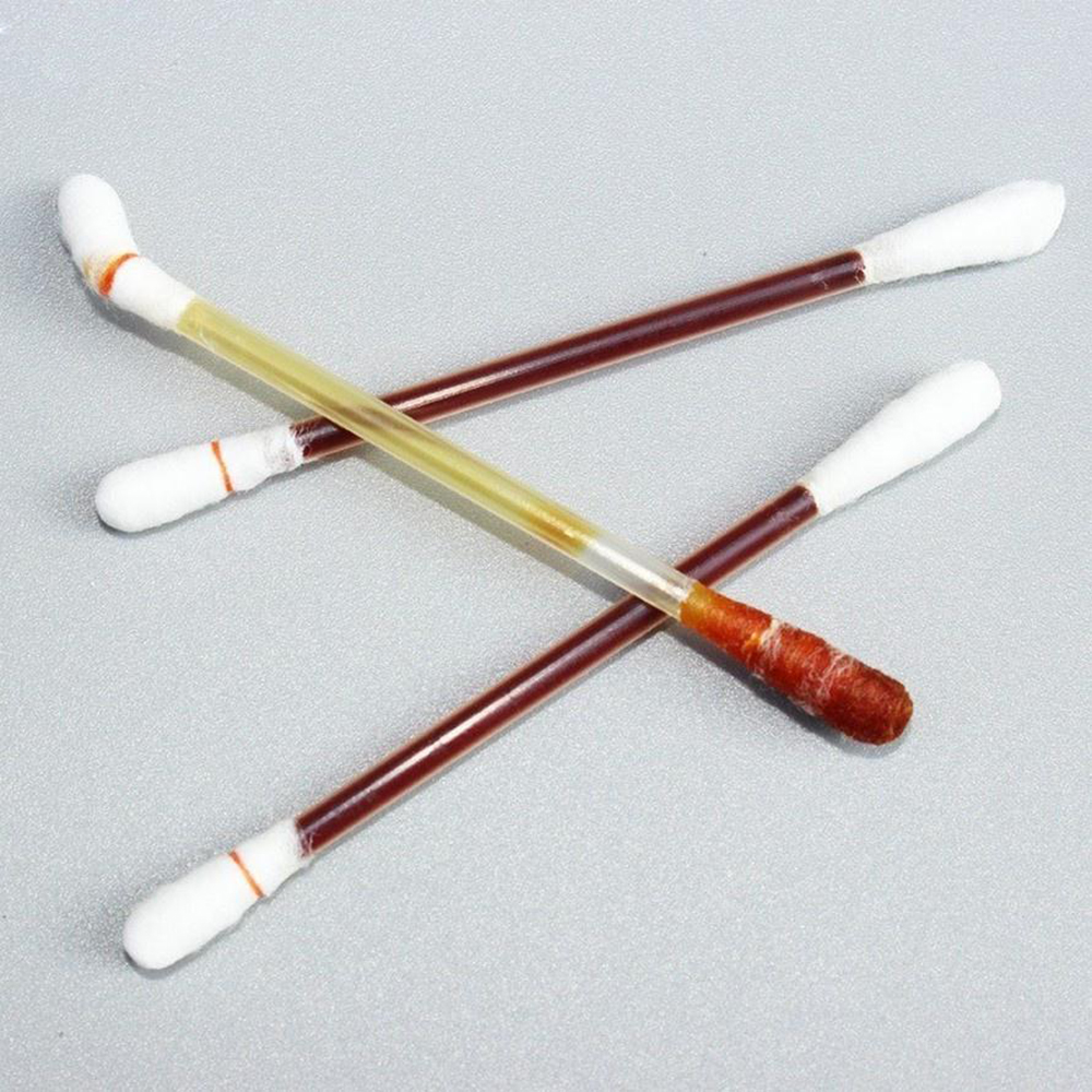 10pcs Cotton Swab Buds Iodine Inside Travel Outdoor Emergency Medical Assistance Eyeshaow Blending Nose Ears Cleaning Tools