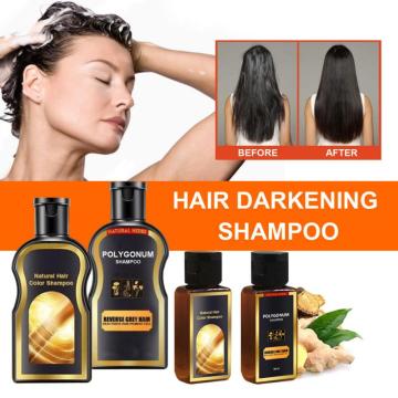 NEW Multiflorum Grey Reverse Hair Color Black Hair Shampoo Hair Care Repair Oil Control Anti-dandruff Cream Shampoo 30ml TSLM2