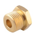 ESPEEDER 1/8NPT Sump Plug Fitting Adapter Sensor Gauge Oil Temprature 1pcs Transition Joint X Matric Thread-Bras Brass M18*1.5