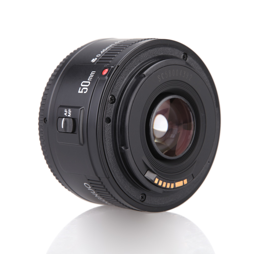YONGNUO YN 50mm Lens fixed focus lens EF 50mm F/1.8 AF/MF lense Large Aperture Auto Focus Lens For Canon DSLR Camera