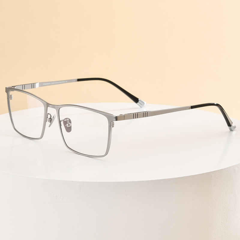 FONEX Pure Titanium Glasses Frame Men Square Eyewear 2020 New Male Classic Full Optical Prescription Eyeglasses Frames F85641