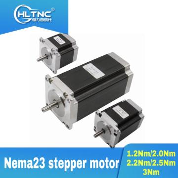 CN/RU/EU Nema23 stepper motor 1.2Nm/2.0Nm/2.2Nm/2.5Nm/3Nm 3A 56mm/76mm/82mm/100mm/112mm length for3 aixs 4 axis CNC router