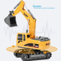2.4Ghz 6 Channel 1:24 RC Excavator toy RC Engineering Car Alloy and plastic Excavator RTR For kids Christmas Toys