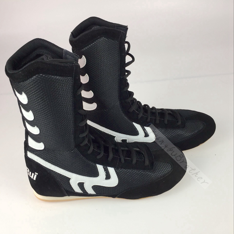 Professional Boxing Wrestling Shoes Rubber Outsole Breathable Combat Shoe Sneakers Scarpe Boxe Uomo Size 36-46