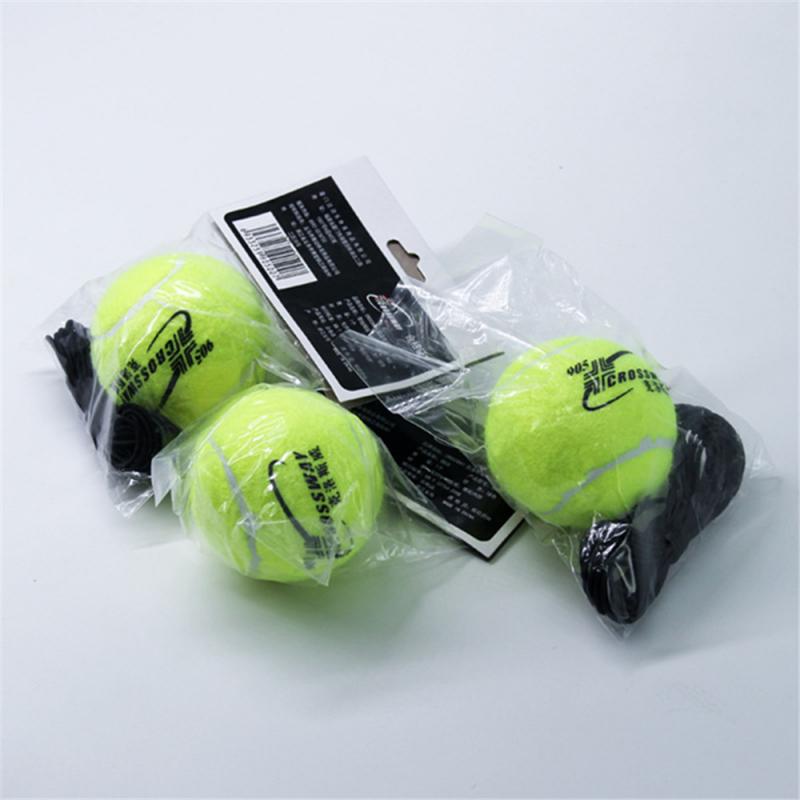 Tennis Ball with String Tennis Trainer Replacement Ball Tennis Training Exercise Sport Self-Study Tennis Balls Equipment