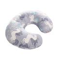 Gray Unicorn Pillow