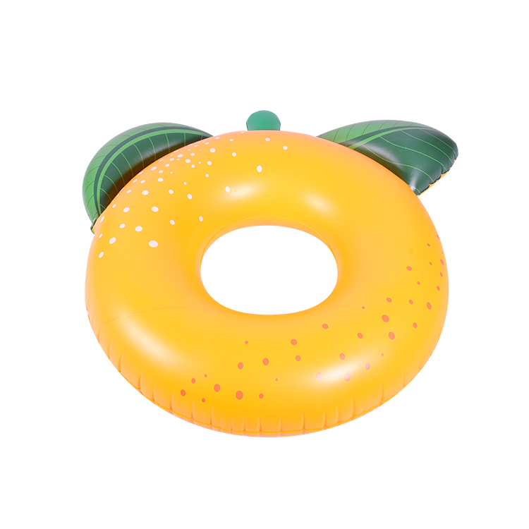 Customized Summer Pvc Beach Party Orange Swimming Rings 1