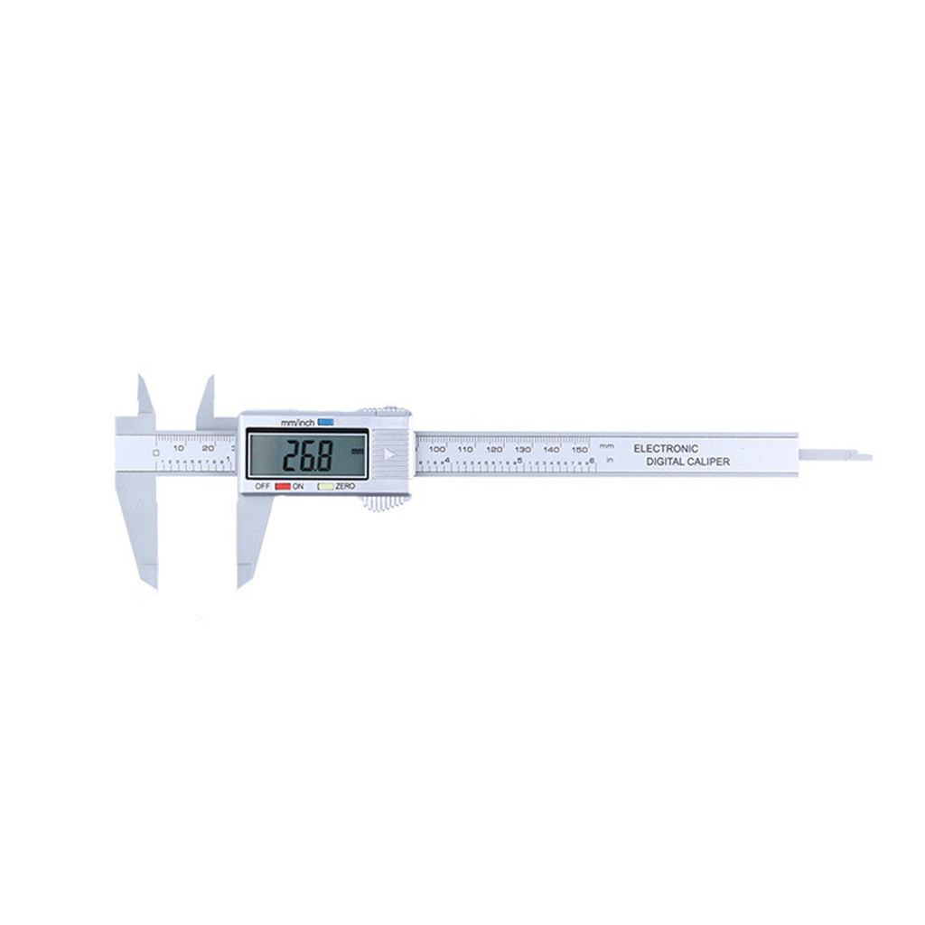 150mm/6inch LCD Digital Electronic Carbon Fiber Vernier Caliper Gauge height measuring instruments Micrometer Hot Products