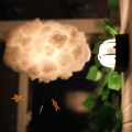 2m DIY Handmade Cute Cotton Cloud Shape Light Hanging Night Light For Birthday Gift Home Bedroom Decor Drop Shipping Sale