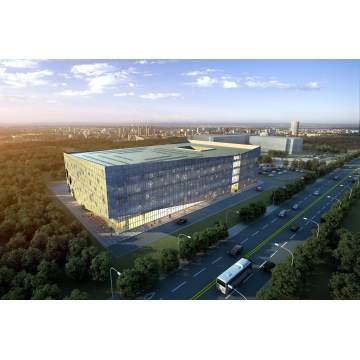 Karamay Badminton Hall Grid Curtain Wall Construction