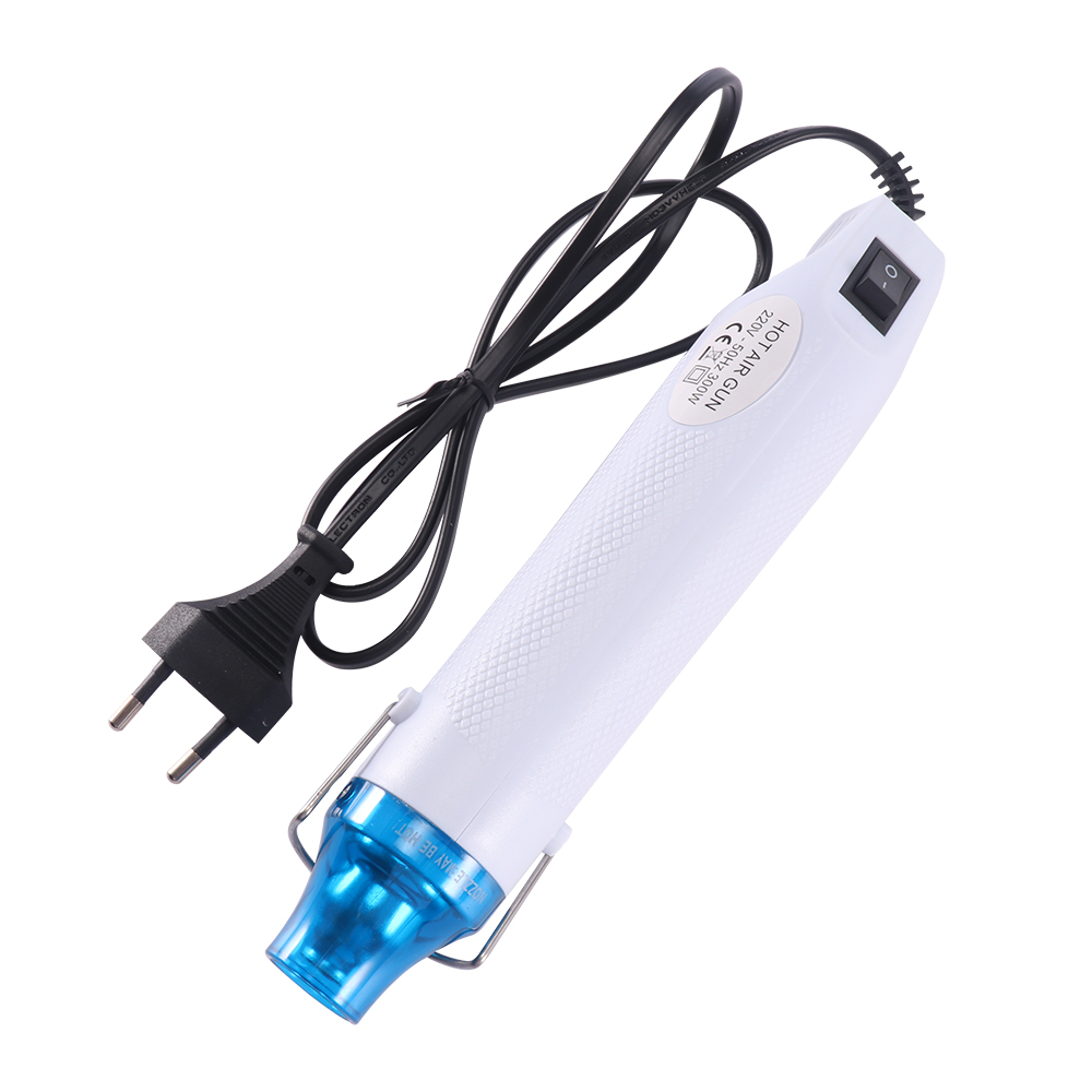 Heat Gun 110/220V 300W Power MAX 200 Temperature DIY Use Electric Power Tool Portable Digital Mini Hot Air Gun With Seat Shrink