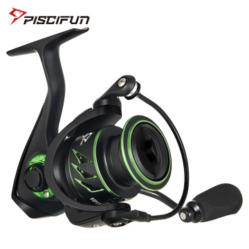 Piscifun Viper X Spinning Fishing Reel 4-15KG Max Drag 5.2:1/6.2:1 High Speed 10+1BB Smooth and Fast Ultra-Light Fishing Reels