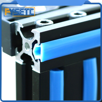 1meter 6mm flat seal 2020 aluminum profile Slot Cover / Panel Holder black/orange/blue For CNC CR-10 Machine DIY Parts