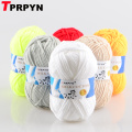 TPRPYN 50g/pc 95M Milk Cotton Yarn Baby yarn for Knitting Hand Knitted Blanket Sweater Scarf Doll Crochet Yarn wool thread line