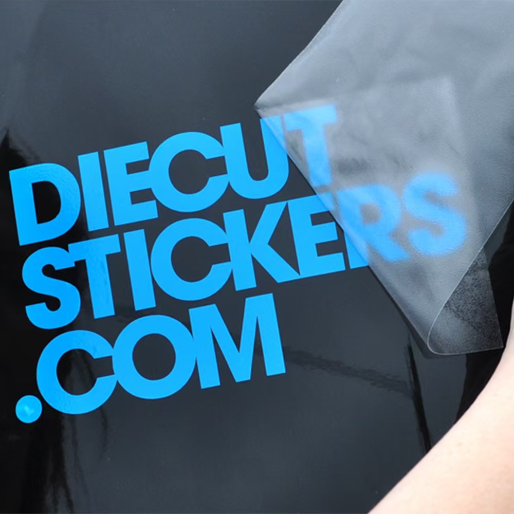 PVC engraved stickers