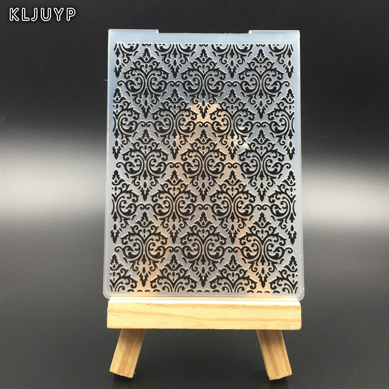 KLJUYP Flouish Plastic Embossing Folders for DIY Scrapbooking Paper Craft/Card Making Decoration Supplies