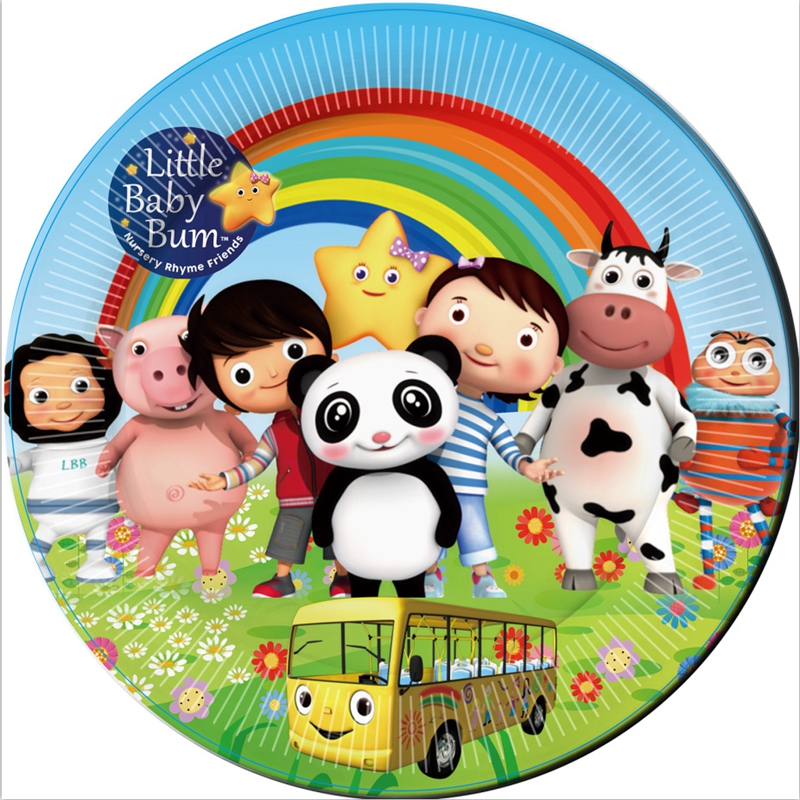 Little Baby Bum Theme Party Decoration Tableware Paper Cup Plate Napkins Hat Tablecloth Baby Shower Kids Birthday Party Supplies