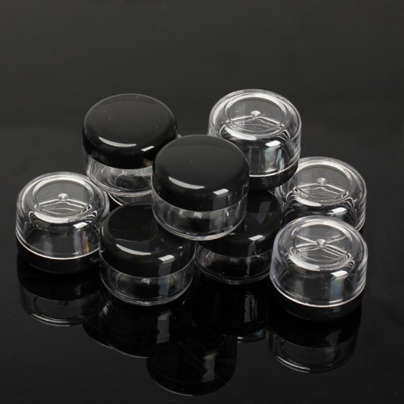 10pcs 5g / pcs Cosmetic Empty Jar Pot Portable Acrylic Box Empty Makeup Travel Face Cream Lotion Cosmetic Containers Organizer