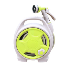 Mini Portable Garden Pipe Hose Reel Cart With Water Spray Gun Set Agricultural Home Garden Storage Suit Cart Car Wash Hose Car