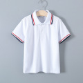 Polo Shirt Boys Cotton Solid Short Sleeves Shirts for Teenager Boy Girl Formal Breathable T-shirt Casual Polo Suit 8 10 15 Ages