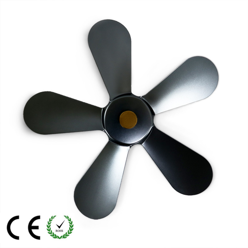 Cooling and ventilating parts Fireplace parts Fireplace fan fittings Aluminum alloy fan blades 5 leaves